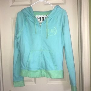 victoria’s secret blue zip up